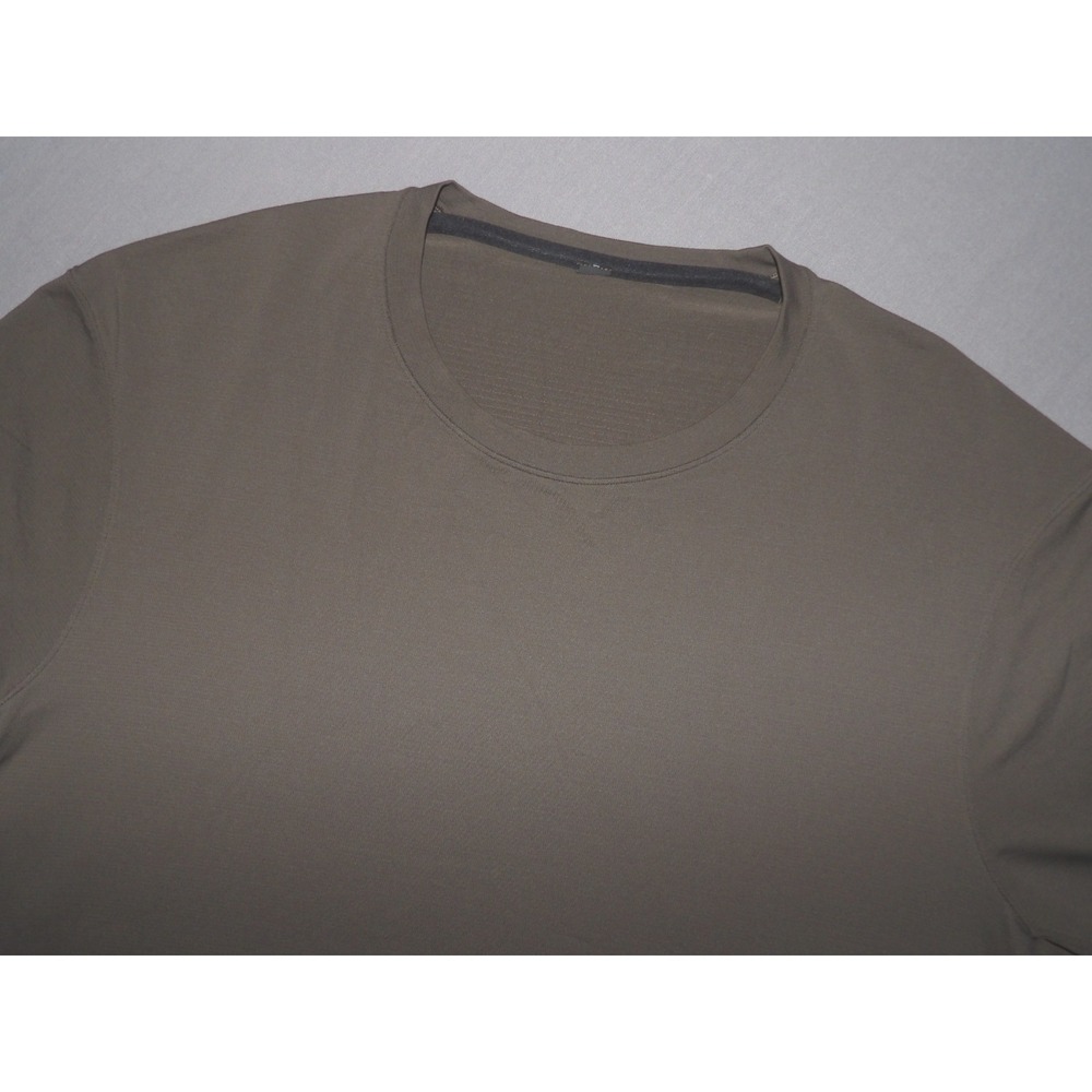 Lululemon Short Sleeved Stretch Dark Green Performance T-Shirt Men's XXL